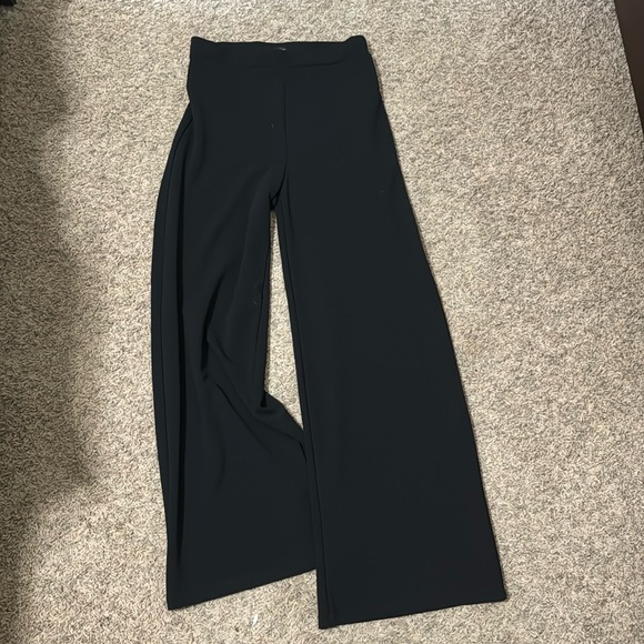 Long Black Pants, 30 in/Elastic Waistband - Picture 1 of 5